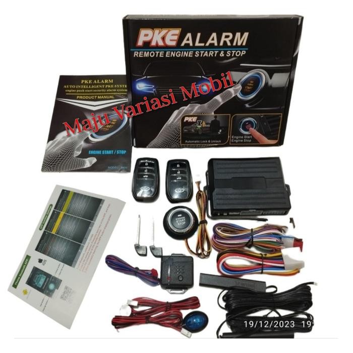 Alarm Keyless PKE Mobil/Pasif Keyless Entry/Push Start Button