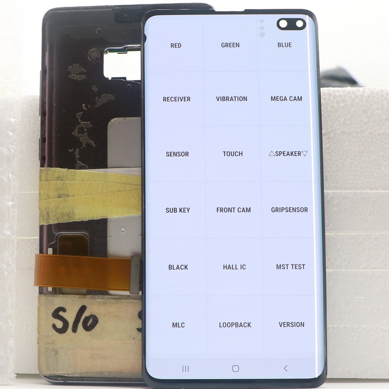 100% Original AMOLED LCD For Samsung Galaxy S10 Plus S10+ Display