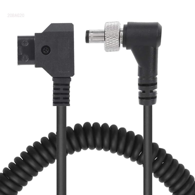 D Tap to DCRight  Coiled Power Cord for LCD Assist Monitors D Tap to