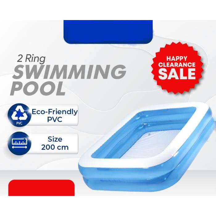 DISKON (COD) KOLAM RENANG ANAK 2 METER KOLAM MANDI BOLA UKURAN JUMBO INFLATABLE POOL KOLAM RENANG
