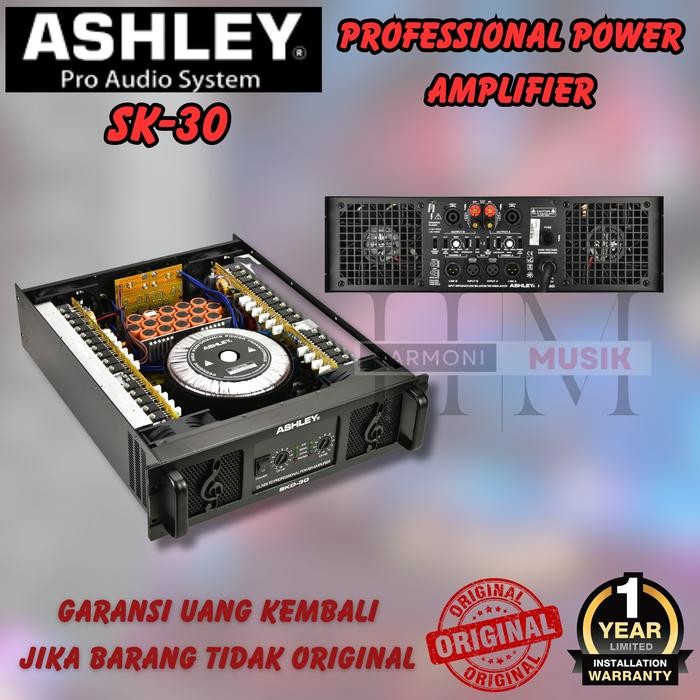 Power Amplifier Ashley Skd30 - Ashley Skd30 Power Amplifier - Garansi