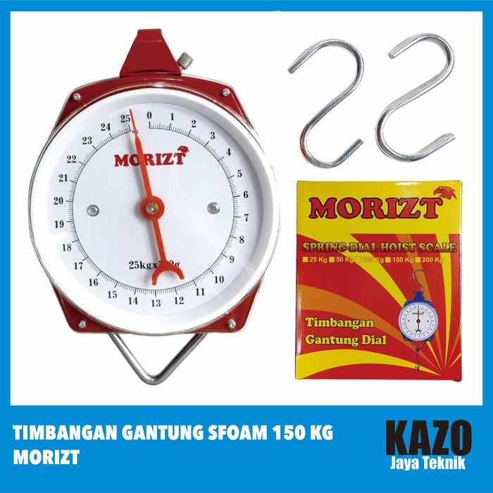 Hican.store Timbangan Gantung Jarum Bulat Sfoam 20kg 50kg 100kg 150kg 200kg Morizt