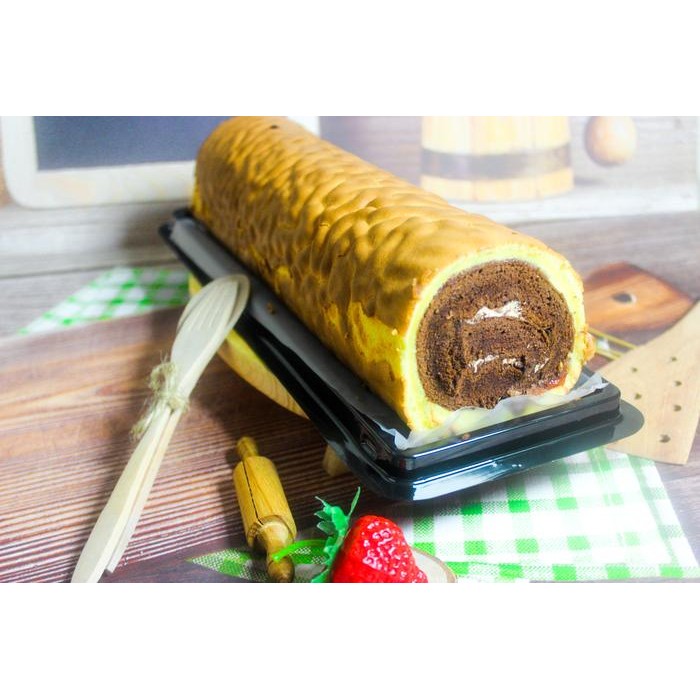 Tiger Roll Cake/ Kue Coklat Loyang / Kue Bolu Gulung Premium #Gratisongkir