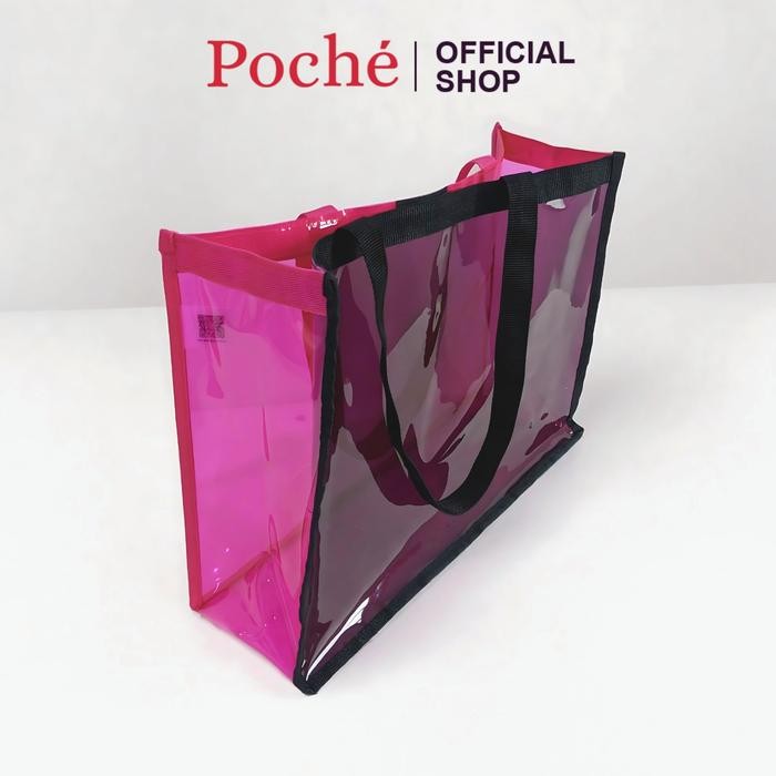 Tas Pantai Mika Beach Bag Transparan Goodie bag mika Tas mika bening