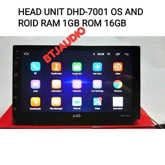 Head Unit Tape Mobil Double Din Dhd Os Android Full Hd Gps