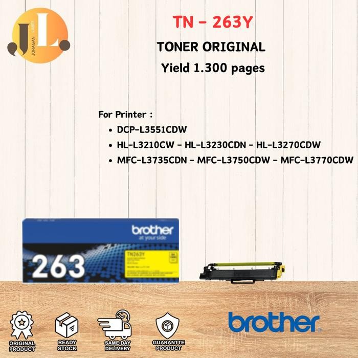 Toner Brother TN-263 Yellow Original TN263Y
