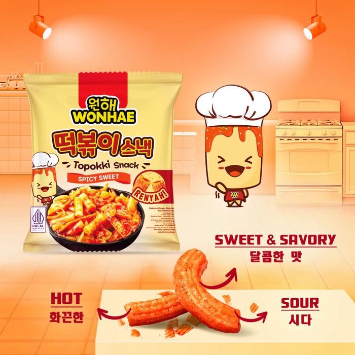 

Mujigae By Wonhae Topokki Snack Sweet & Spicy 16 Gr