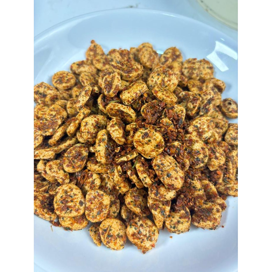 

Cemilan Otak Otak Ikan Krispy - Pedas Daun Jeruk 200Gr