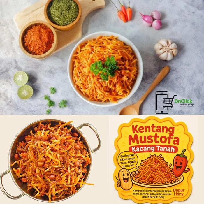 

Kentang Mustofa Kacang Tanah Gurih Renyah Pedas Manis Camilan Garing Anti Gagal! Bawang Goreng Food