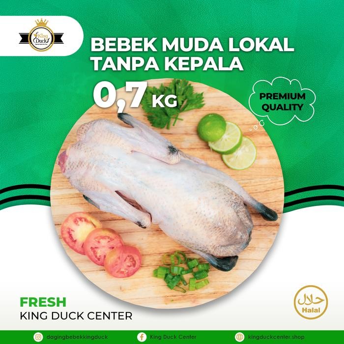 

DAGING BEBEK LOKAL MUDA 0,7 KG TANPA KEPALA KAKI New