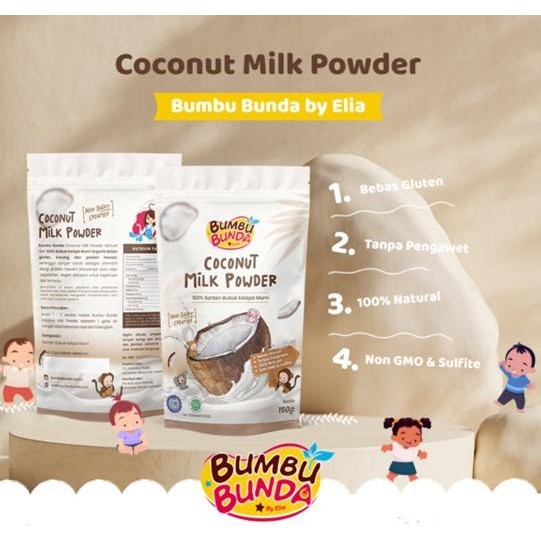 

Bumbu Bunda by Elia Organic Coconut Milk Powder Santan Bubuk Organik New