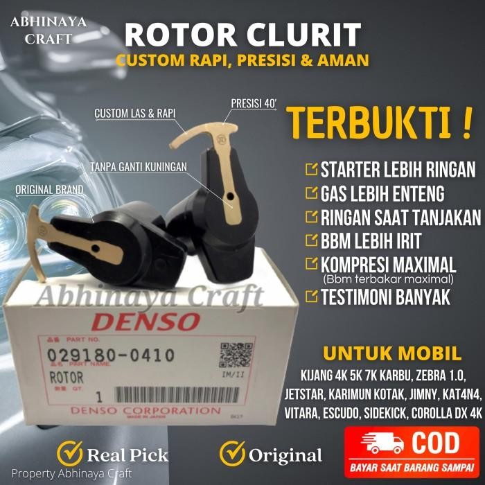 Expert ROTOR CLURIT CELURIT PACUL SPAREPART MOBIL KIJANG INA SUPER GRAND