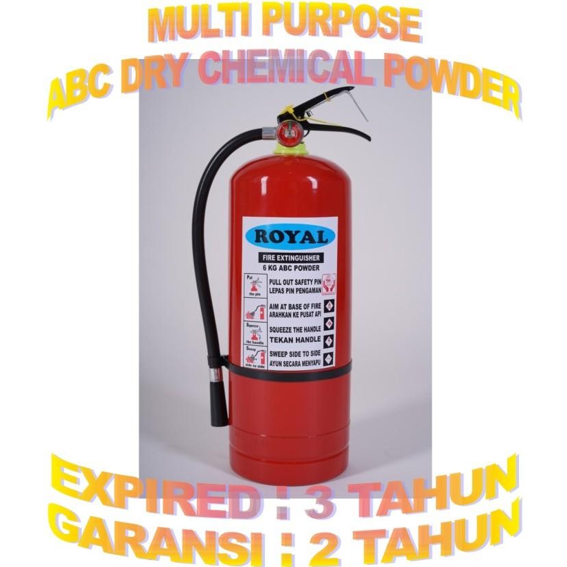 Expert APAR / Alat Pemadam Api Ringan / Tabung Pemadam Kebakaran 6 Kg