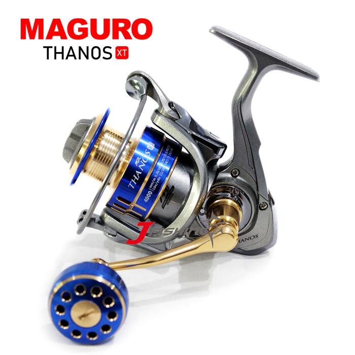 New Reel Maguro Thanos Xt Power Handle Kolam Sungai Danau Muara Laut 1000 2000 3000 4000 5000 6000