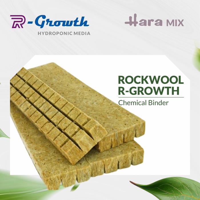 Terlaris Rockwool Hidroponik R-Growth Chemical Based Binder