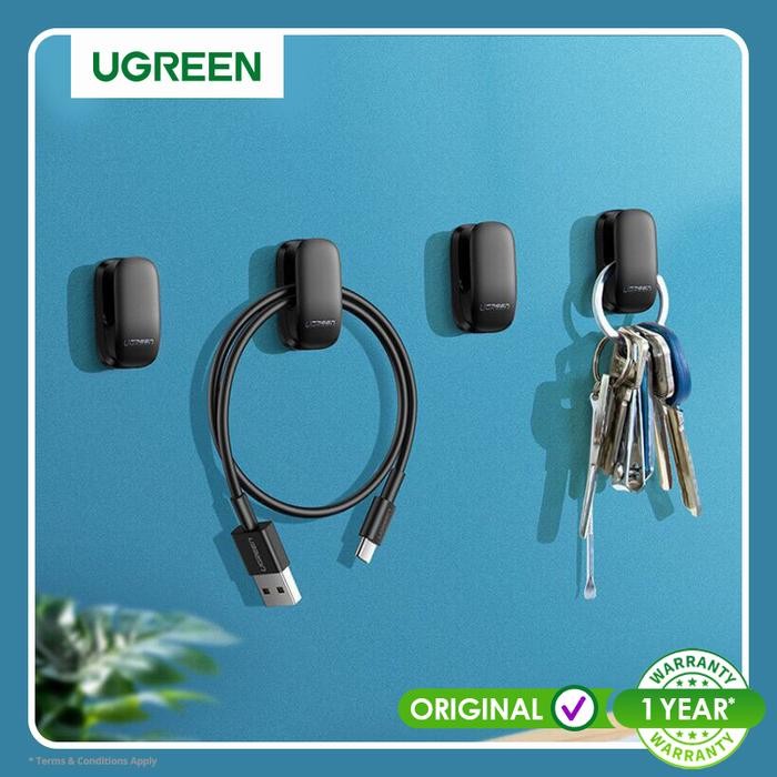 

Ugreen Organizer Hook Hangers 4pcs Clip BLACK-80199