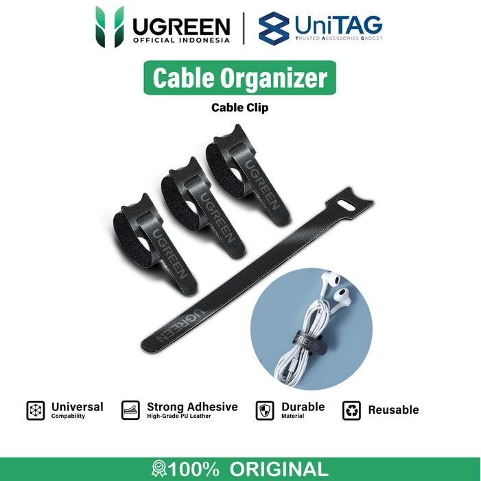 

PROMO! UGREEN Cable Tie Organizer Strap Pengikat Kabel Tali Perekat