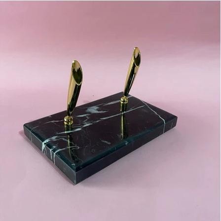

Tempat pena Meja kantor marble black nero