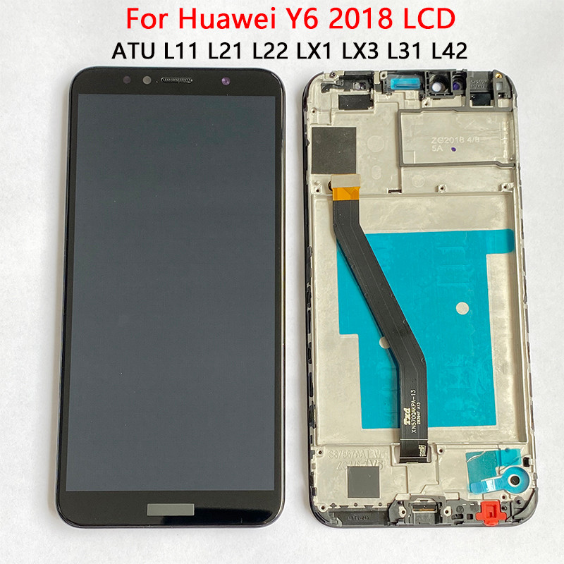 Original Honor 7A Pro LCD For huawei Y6 Prime 2018 LCD With Frame  Touch Screen Assembly ATU L11 L21