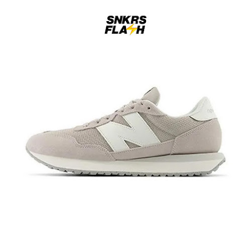 NEW BALANCE 237 Grey White Sepatu Sneakers Pria - MS237LGG - Size 44.5