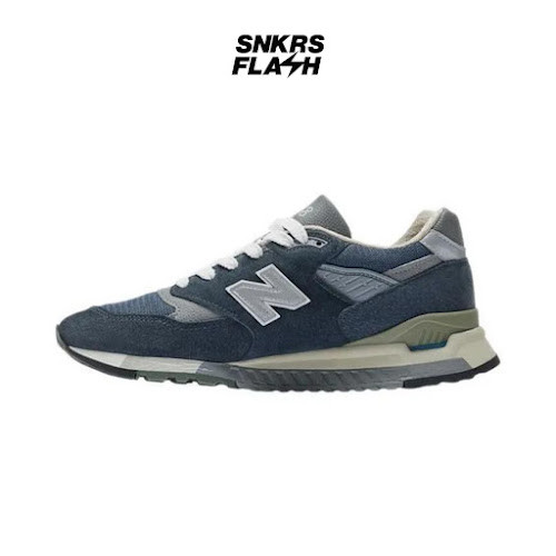 NEW BALANCE 998 Made In Usa Navy Sepatu Sneakers Unisex - U998NV - Size 45