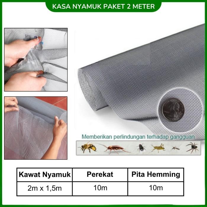 henn Kasa Anti Nyamuk Plastik HDPE Kelambu Ventilasi Udara
