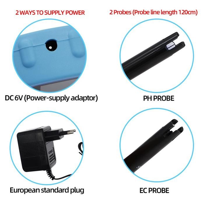 Alat Ukur pH TDS Water Quality Monitor Online Meter PH/TDS-9851 PH9851