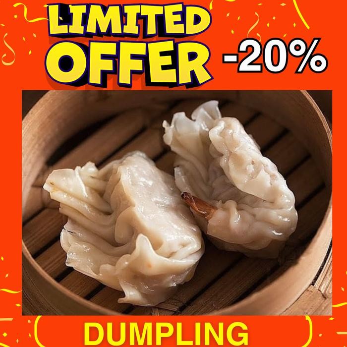 

New DIMSUM PANGSIT UDANG/ PRAWN DUMPLING DENGAN SAUS SPECIAL