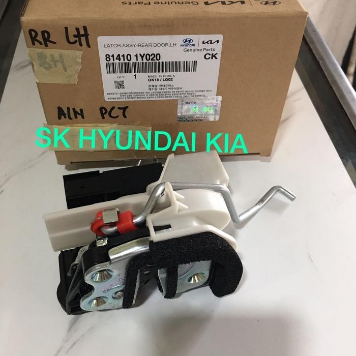 Door Lock Latch Assy Belakang Kiri Asli All New Picanto 2012 Up