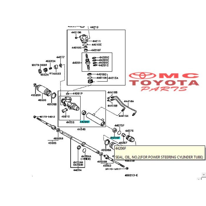 Seal Oil Power Steering Kijang Kapsul 90310-26016