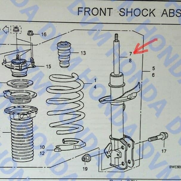Shockbreaker Depan Ikybi Crv Re