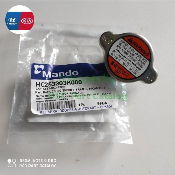 Tutup Radiator 1.1 Hyundai H1 H-1 Original