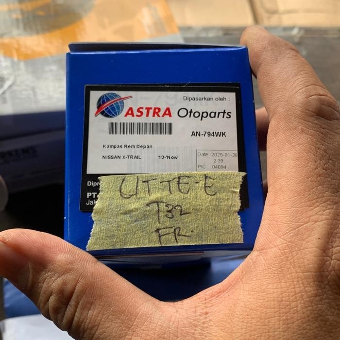 Kampas Rem Depan, Xtrail T32,Akebono