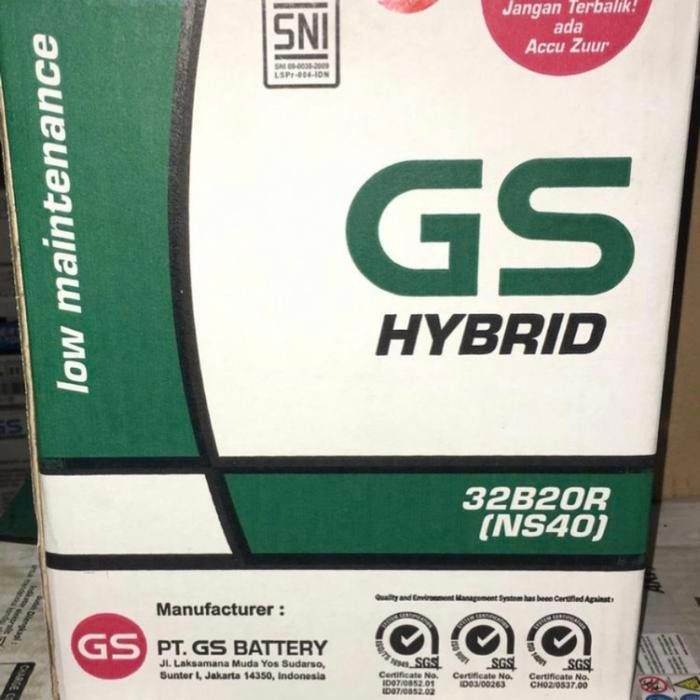 Accu Ns40 32Ah Gs Hybrid