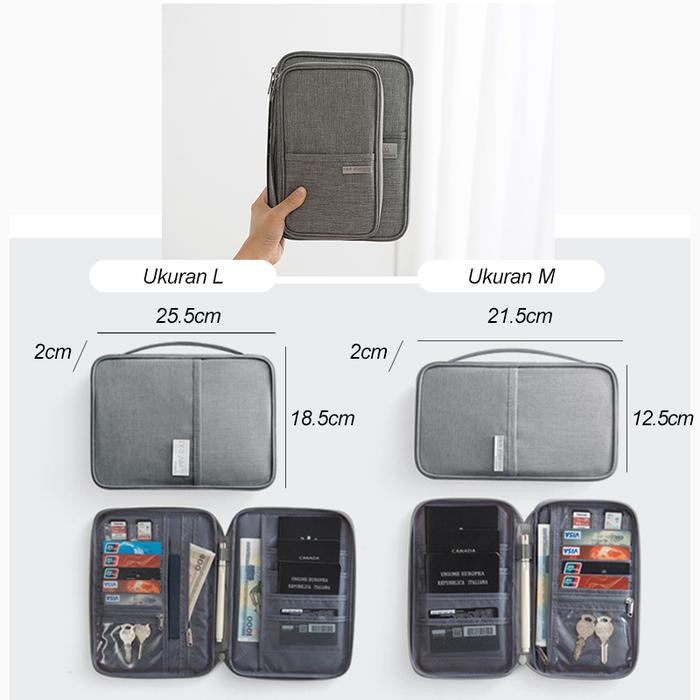 PREMIUM PASSPORT WALLET / Dompet Passport / PASSPORT HOLDER / Pasport Pouch / Dompet Kartu