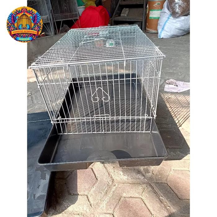 PREMIUM KARAMBA BESI ELITE SONG tempat mandi burung berkicau bahan tebal & kokoh