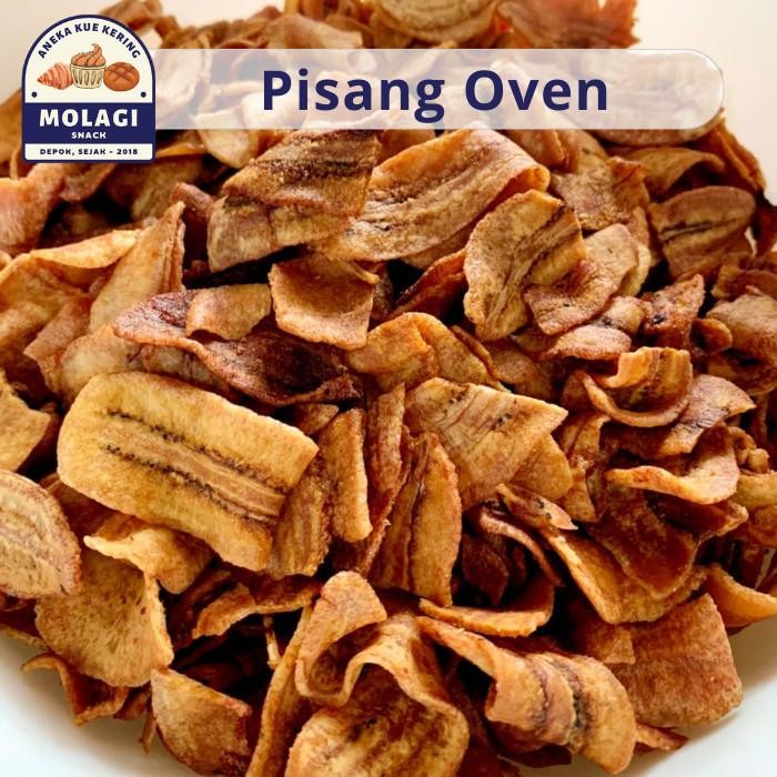 

PREMIUM Keripik Pisang Oven 250 Gram / Kripik Pisang Sale Kering - Molagi Snack