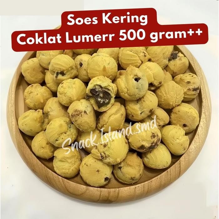 

PREMIUM Cemilan Kalimantan Kue Soes Coklat Samarinda Balikpapan Lumer Sus Kering 500 gr