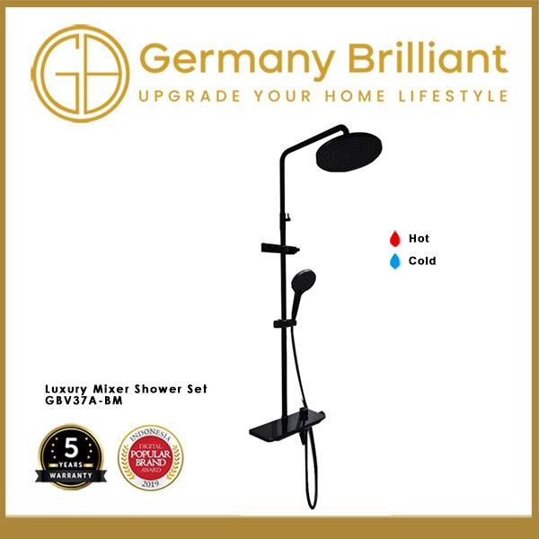 PREMIUM Germany Brilliant Shower Tiang / Column Set Panas Dingin GBV37A-BM