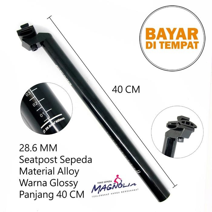 PREMIUM Seatpost 28.6 - 30.9 - 31.6 Tiang Sadel Jok Sepeda MTB Lipat CTB