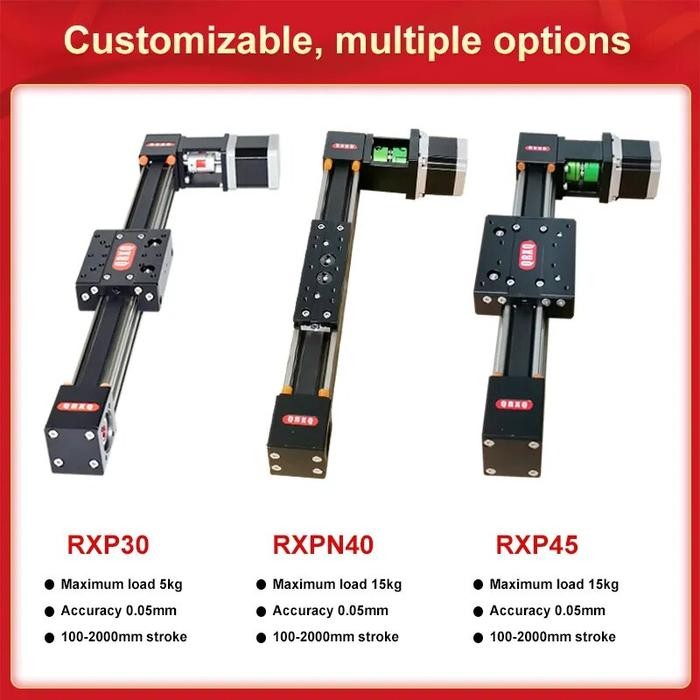 Linear Rail Synchronous Belt Linear Module Customizable Length Low