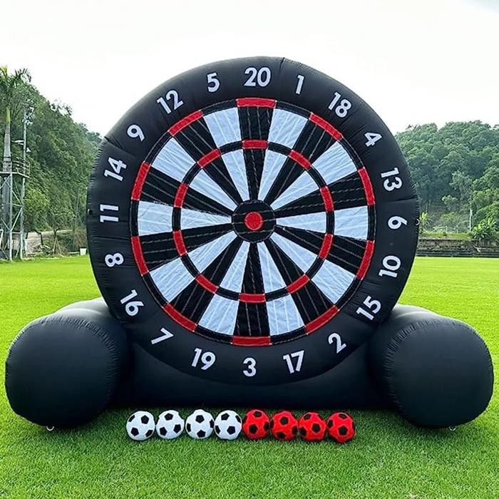 Outdoor Inflatable Soccer Darts Board Giant Soccer Darts with Soccer