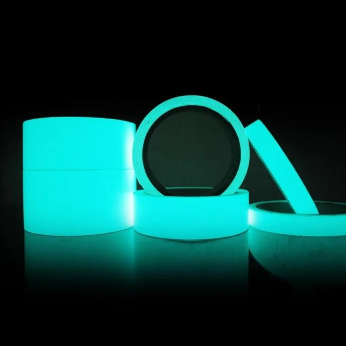Luminous Tape Self-adhesive Tape Night Vision Glow Safety Warning