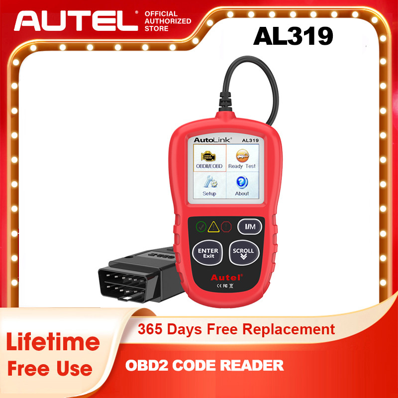 Autel AL319 OBD2 Code Reader Auto Car Diagnostic Tool  View Freeze Frame Data OBDII Scanner Automoti