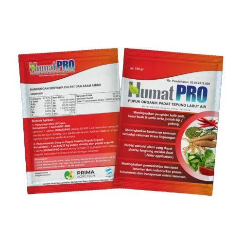 [Sp] Humat Pro 100Gr Pupuk Organik Larut Dalam Air Humatpro Pupuk Organik Asam Humat