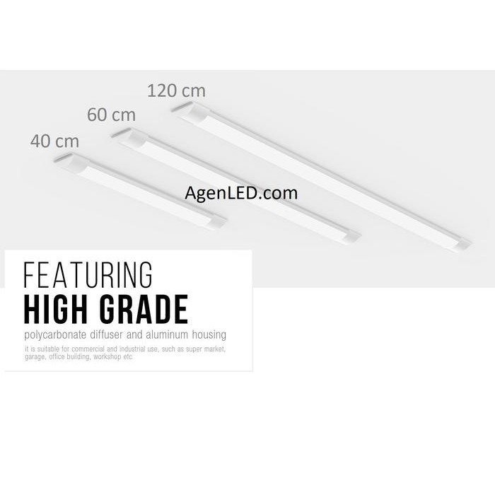 Lumirs Lampu Tl Led Slim 50W 120Cm Kap T8 T5 50 W Watt Neon 120 Cm S3