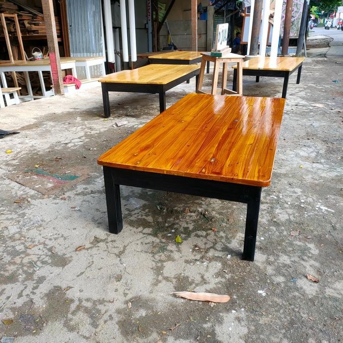(165). Meja Lesehan Cafee, Meja Lesehan Makan Kayu Jati Belanda