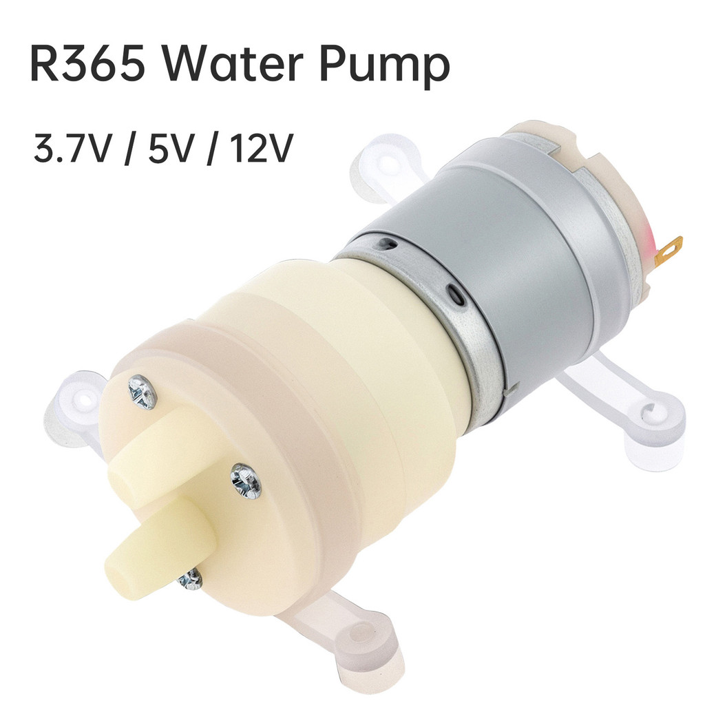 IMPORT R365 Micro Water Pump Motor DC3.7-12V Self Priming Pump Silent Electric Diaphragm Pump Large