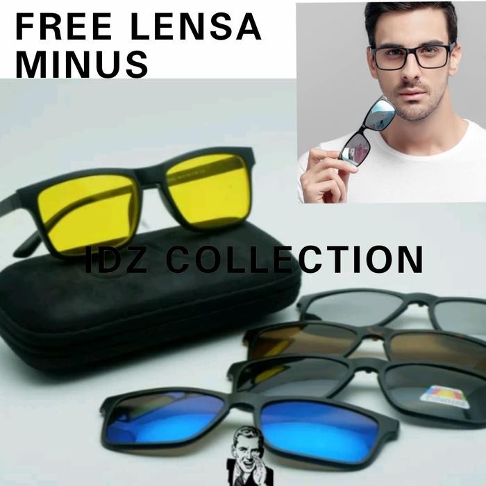 Frame kacamata minus 2202 Kacamata clip on kacamata Pria