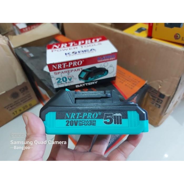 [Expert] baterai cordless drill NRT pro 20V / batere mesin bor cordless nrt-pro
